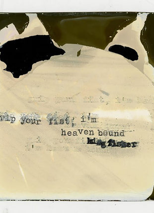 the album cover for Racing Mount Pleasant - Grip Your Fist, I'm Heaven Bound [White]