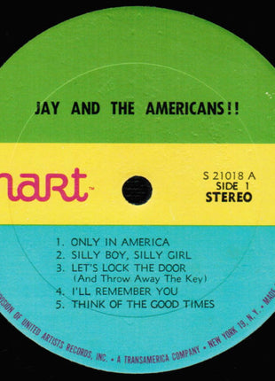 Jay & The Americans : Jay & The Americans!! (LP, Comp)