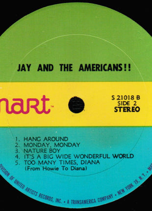 Jay & The Americans : Jay & The Americans!! (LP, Comp)