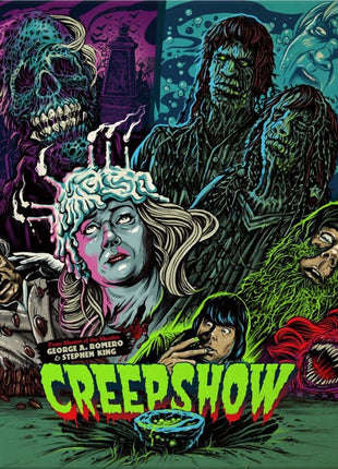 the album cover for John Harrison  (Colv) (Gate) (Grn) (Red) - Creepshow - O.S.T. [Colored Vinyl] (Gate) (Grn) (Red)