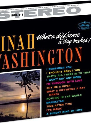 the album cover for Dinah Washington - What A Diff'rence A Day Makes (Verve Vault Series)