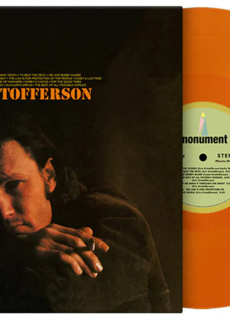 the album cover for Kris Kristofferson - Kristofferson [180 Gram Orange]