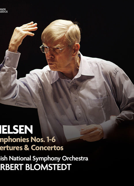 the album cover for Herbert Blomstedt  / Danish National Symphony - Nielsen: Symphonies, Overtures & Concertos