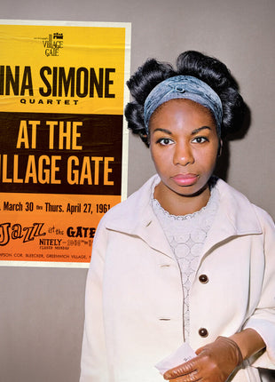 the album cover for Nina Simone - At The Village Gate [Crystal Clear 180 Gram]