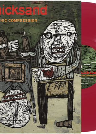 the album cover for Quicksand - Manic Compression [Open Heart Red Vinyl]