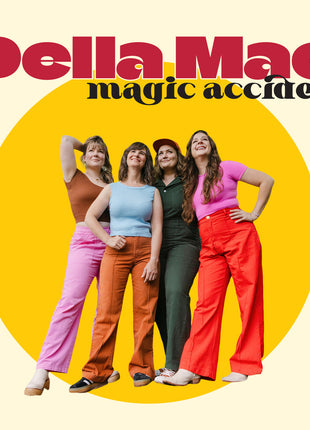 the album cover for Della Mae - Magic Accident