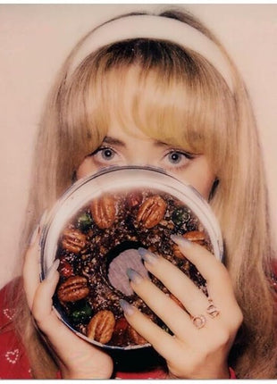 the album cover for Sabrina Carpenter - fruitcake [Milky Clear 12inch EP]