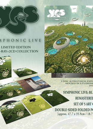 the album cover for Yes - Symphonic Live [2CD+BR]