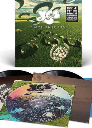 the album cover for Yes - Symphonic Live [Limited Edition 180g Half-speed 4 LP]