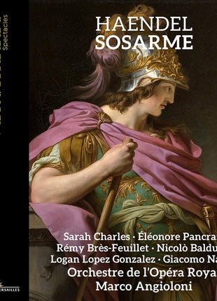 the album cover for Marco Angioloni - Handel: Sosarme