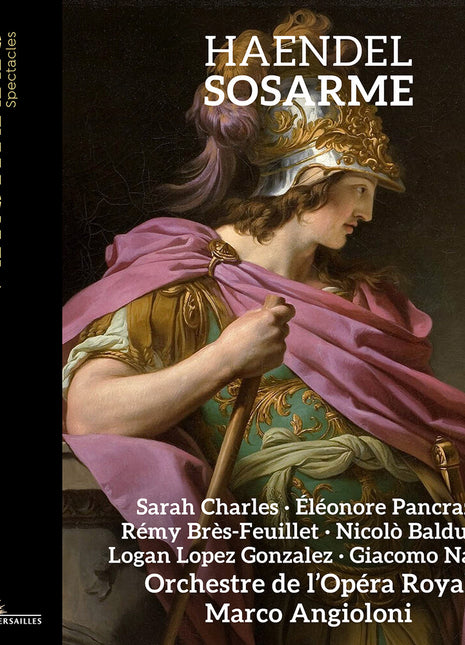 the album cover for Marco Angioloni - Handel: Sosarme