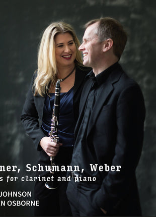 the album cover for Jean Johnson - Jenner Schumann & Weber: Works For Clarinet