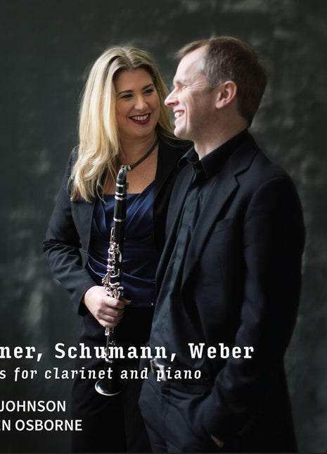 the album cover for Jean Johnson - Jenner Schumann & Weber: Works For Clarinet