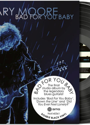 the album cover for Gary Moore - Bad For You Baby
