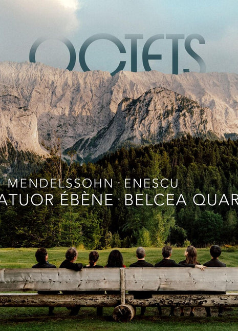 the album cover for Quatuor Ebene / Belcea Quartet - Mendelssohn & Enescu Octets