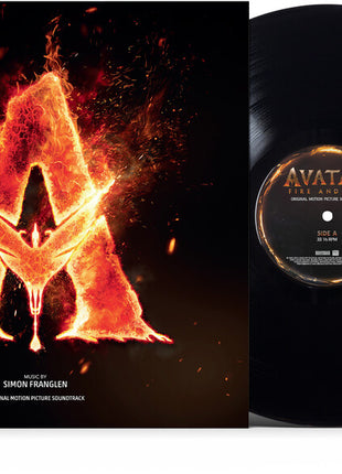 the album cover for Simon Franglen - Avatar: Fire And Ash - O.S.T.