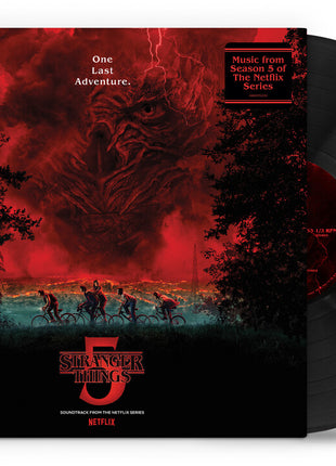 the album cover for Various Artists - Stranger Things: Soundtrack Netflix Season 5