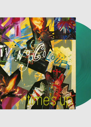 the album cover for Living Colour - Time's Up [Green 180 Gram]