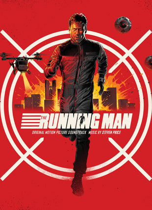 the album cover for Steven Price  / Running Man - O.S.T. (Colv) (Gry) - Steven Price  / Running Man - O.S.T. [Colored Vinyl] (Gry)