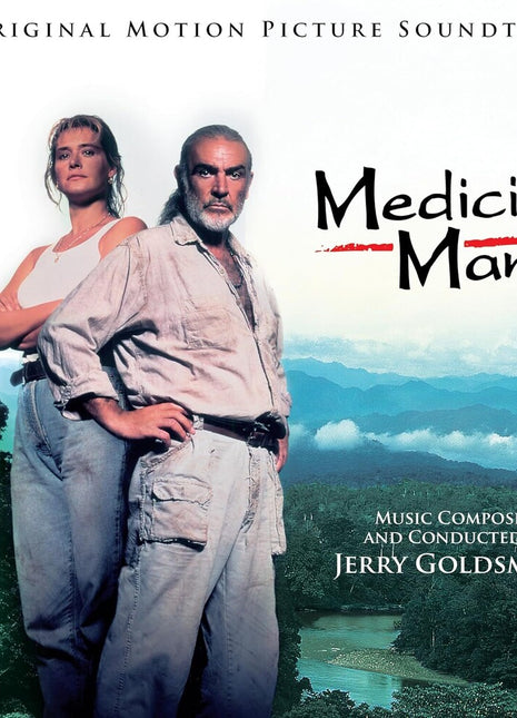 the album cover for Jerry Goldsmith - Medicine Man - Deluxe Edition (Original Motion Picture Soundtrack)