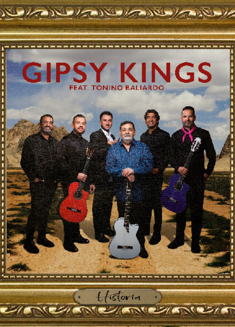 the album cover for Gipsy Kings / Tonino Baliardo - Historia (Blue) [Colored Vinyl] (Wht) (Mrb)