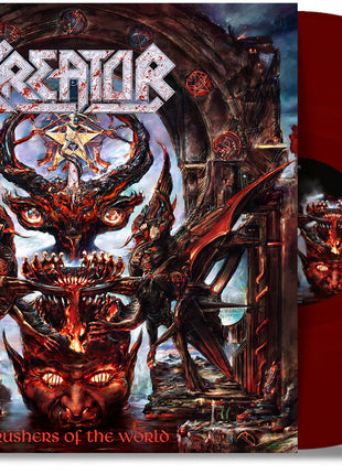 the album cover for Kreator - Krushers Of The World [Indie Exclusive Dark Red]