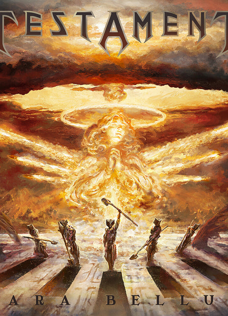 the album cover for Testament - Para Bellum [Clear Orange]