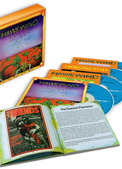 the album cover for Hawkwind - Hawkwind - Deluxe Edition [Deluxe] (Wbr) (Uk)