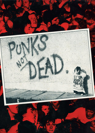 the album cover for Exploited - Punks Not Dead (45th Anniversary) [Splatter]