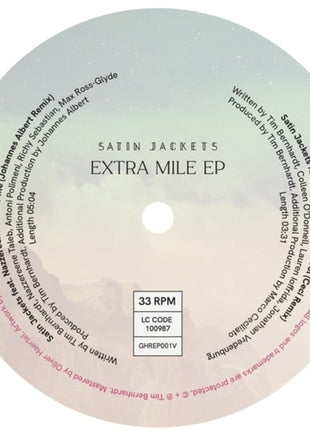 the album cover for Satin Jackets - Extra Mile