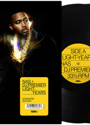 the album cover for Nas - Light-Years
