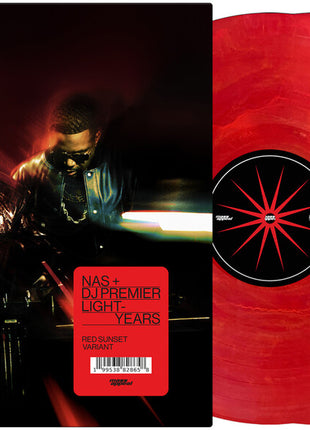 the album cover for Nas - Light-Years [Red]