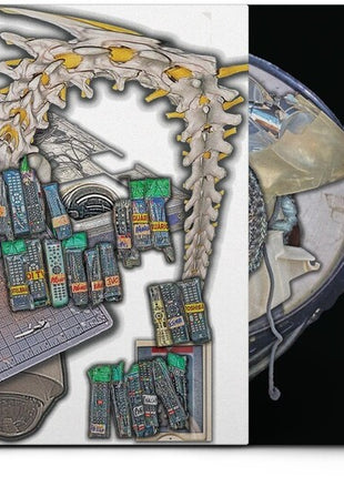 the album cover for Lip Critic - Theft World [Silver Metallic]