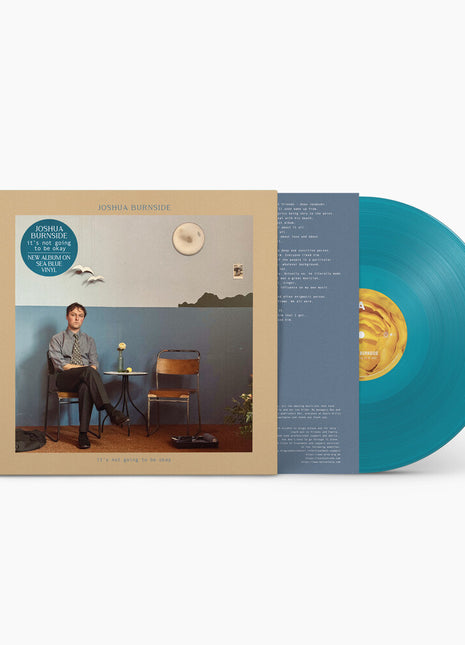 the album cover for Joshua Burnside - It's Not Going To Be Okay (Blue) [Colored Vinyl] (Ofgv)