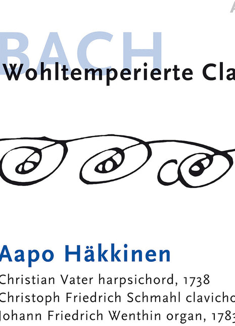 the album cover for Aapo Hakkinen - Das Wohltemperierte Clavier I