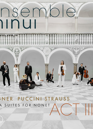 the album cover for ensemble minui - Act Iii