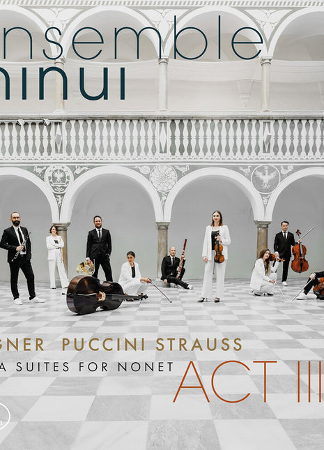 the album cover for ensemble minui - Act Iii