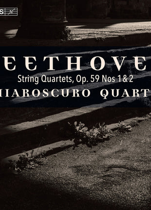 the album cover for Chiaroscuro Quartet - Beethoven: String Quartets Op. 59 Nos. 1-2