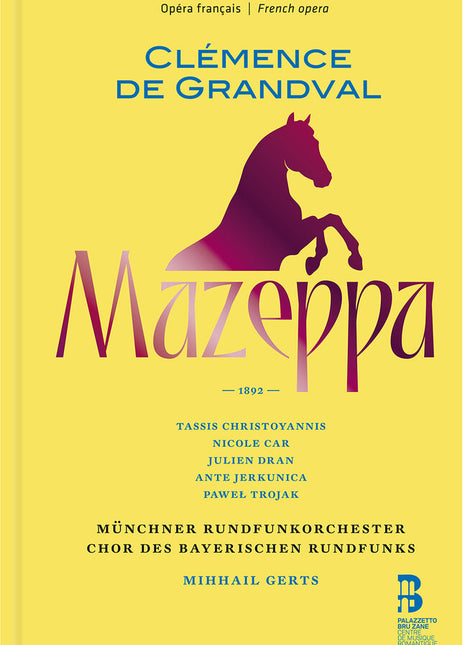 the album cover for Munchner Rundfunkorchester - Clemence De Grandval: Mazeppa