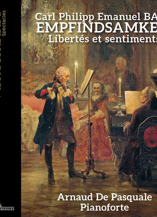 the album cover for Arnaud De Pasquale - C.P.E. Bach: Empfindsamkeit