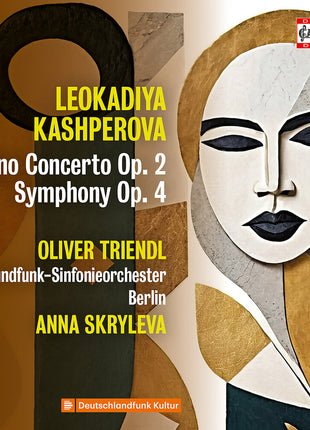 the album cover for Oliver Triendl - Leokadiya Kashperova: Pno Con: Symphony