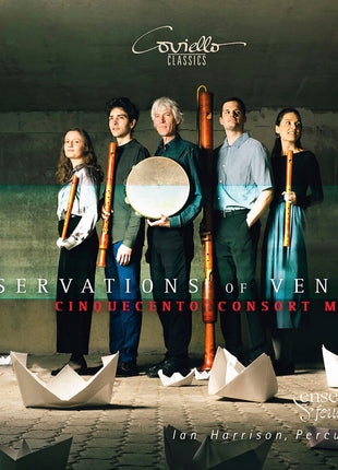 the album cover for Ensemble Feuervogel - Observtions Of Venice - Cinquecento Consort Music
