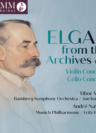 the album cover for André Navarra - Elgar From The Archives Vol. 2