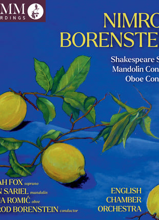 the album cover for Sarah Fox - Nimrod Borenstein: Con For Mandolin & Orch: