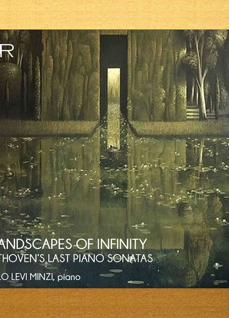 the album cover for Carlo Minzi  Levi - Eight Images Of Infinity - Beethoven S Last Pno