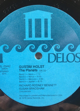 Gustav Holst - Richard Rodney Bennett / Susan Bradshaw : The Planets (LP)