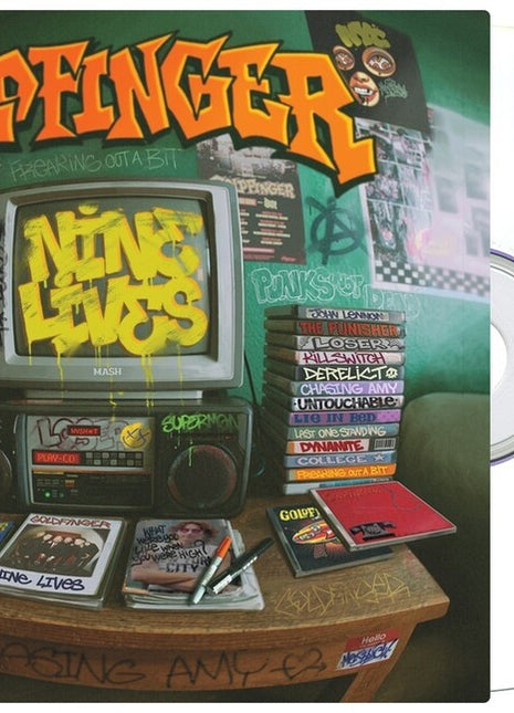 the album cover for Goldfinger - Nine Lives [Indie Exclusive]