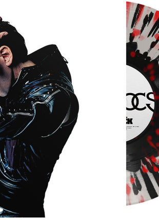 the album cover for Des Rocs - To Hell and Back [Indie Exclusive Black in Cloudy Clear w/ Black + Red Splatter]