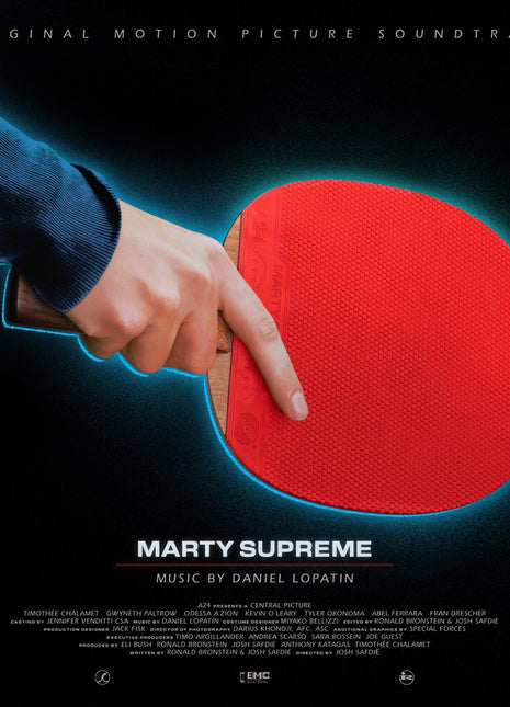 the album cover for Daniel Lopatin - Marty Supreme - O.S.T. [Clear]