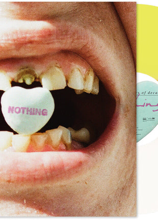 the album cover for Nothing - Short History Of Decay [Indie Exclusive Orange/Yellow]